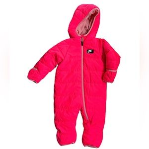Nike Snowsuit 18 months, hot pink . Like new condition